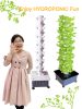 Hydroponic Tower 15 Layers 45 Plant Sites NFT Vertical Gardening Hydroponics System Grow Kit