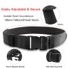 Military Utility Belt Tactical Police Security Guard Modular Belt Enforcement Equipment Duty Belt 37-47in Adjustable Belt