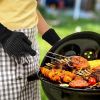 BBQ Gloves 1472°F Heat Resistant Grill Gloves Anti-slip Carbon Fiber BBQ Gloves