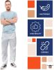 Disposable Scrubs Pants. Waterproof Protective White Trousers. PPE; 10 Pack.