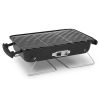 Portable Charcoal Grill, Tabletop Outdoor Barbecue Smoker, Small BBQ Grill for Outdoor Cooking Backyard Camping Picnics Beach