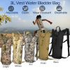 Tactical Hydration Pack 3L Water Bladder Adjustable Water Drink Backpack