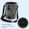 Portable Drink Cooler Insulated Ice Chest with Adjustable Strap